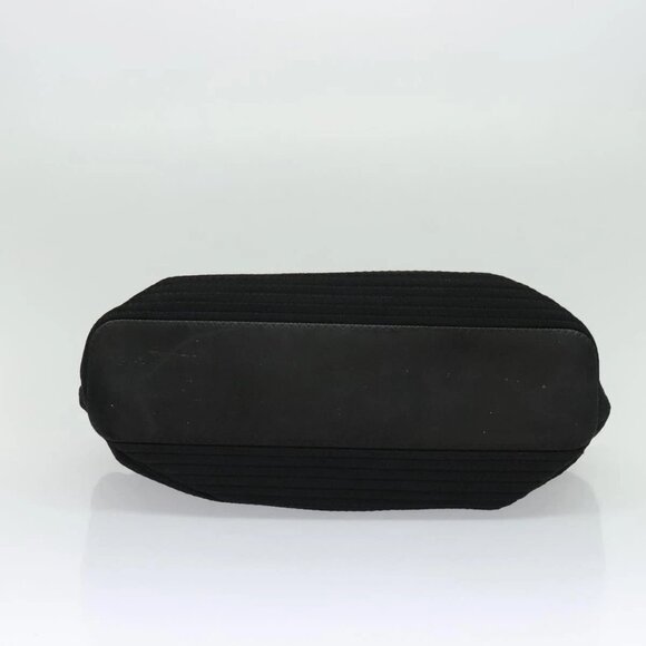 GUCCI Bamboo Hand Bag Canvas 2way Black Silver 002 2058 0439 5 Auth BA3352 - Picture 7 of 16